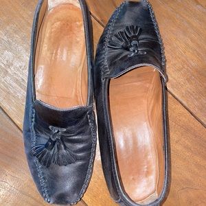 Men’s Salvatore Black Dress Loafers With Tassels